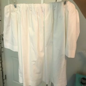 White off the shoulder blouse